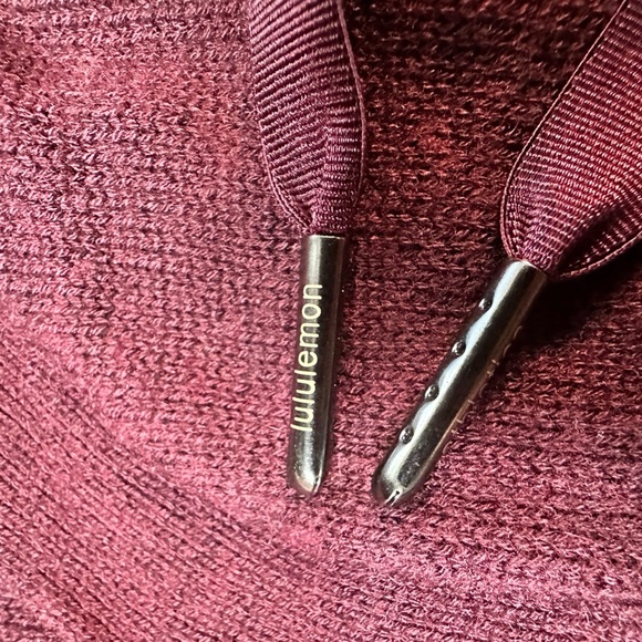 Cashmere Blend Lululemon Sweet Savasana Pullover Hoodie Sweater Size 4 Burgundy - Picture 10 of 11